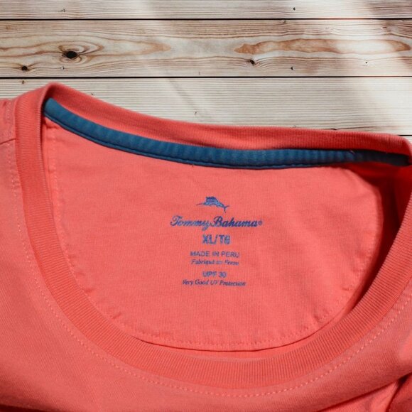 Tommy Bahama Peach t-Shirt Size XL - Picture 3 of 6